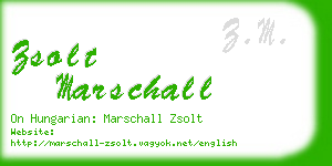 zsolt marschall business card